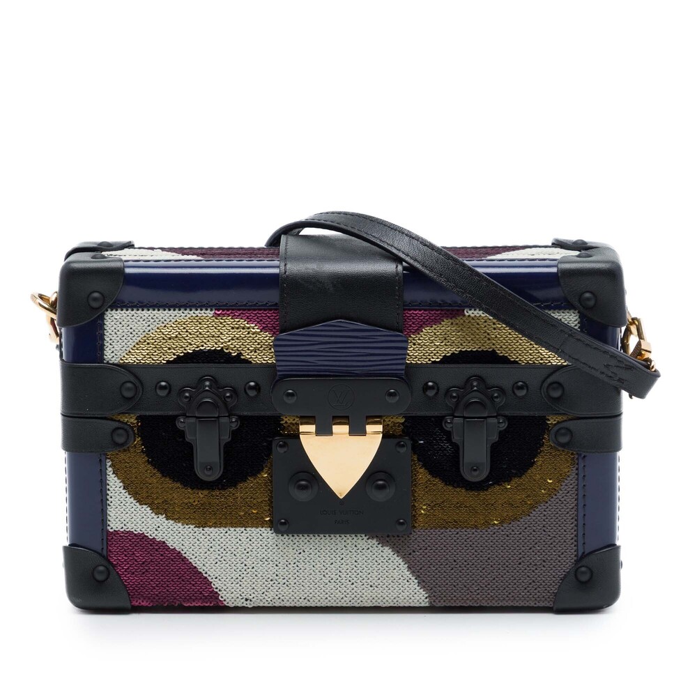 Pre-Loved Louis Vuitton Multicolor Sequin Night Bird Petite Malle
